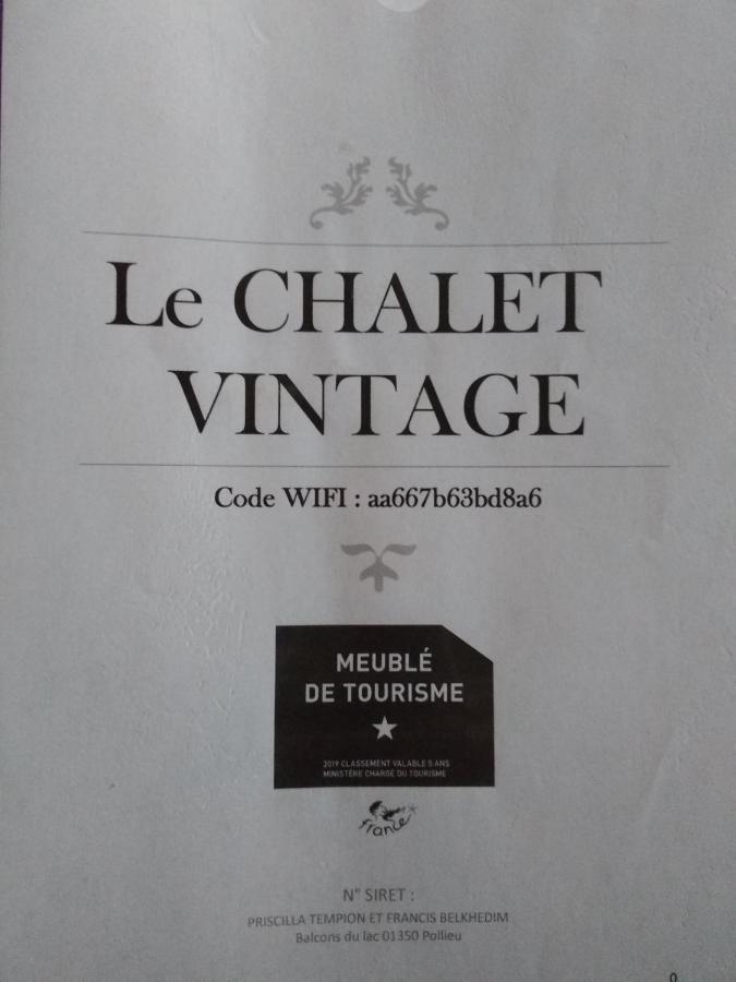Chalet Vintage Pollieu Экстерьер фото